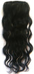16" Long 100% Human Hairpiece Undetectable Wavy Clip-In Filler Seamless Topper Volumizer Clip in Bangs