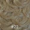 8" Long Wavy 100% Human Hairpiece Undetectable Clip-In Bangs Filler Seamless Topper Volumizer