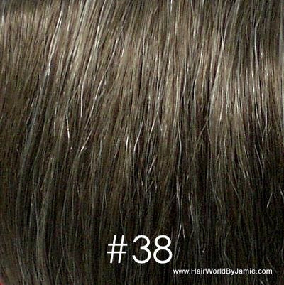 8" Straight Human Hair Clip-On, Volumizer, Clip In Bangs