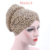 Stretchy Leopard, Flower Print wrap for Women,  Chemo Hat Turban,  Alopecia Headwear