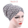 Stretchy Leopard, Flower Print wrap for Women,  Chemo Hat Turban,  Alopecia Headwear