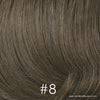 6" Straight Hair Clip On Human Hair Piece, Clip In Bangs, Volumizer