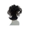 Fun Messy Bun wShort Straight Hair Wired Claw clip Updo Hairpiece Ponytail Brown/Black