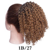 Short Drawstring Ponytail w/Kinky Curls, Cheerleaders, Dance Competitions