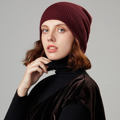 Super Soft Knitted Wool Simple Classic Beanie Hat